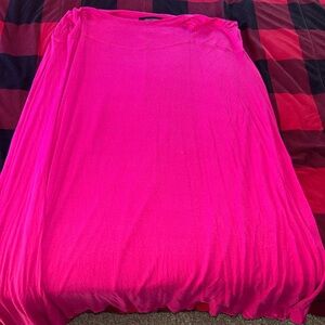 Ashley Stewart Vibrant Pink Maxi Skirt
